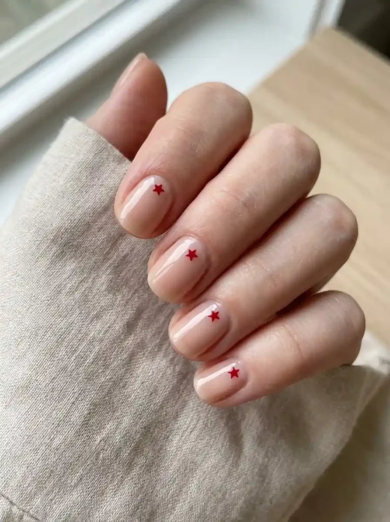 14-Simple 4th of July Nail