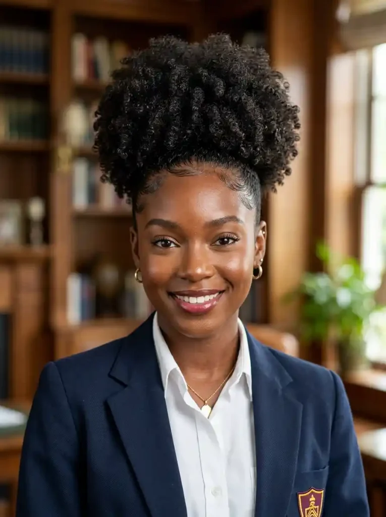 18-Back to School Hairstyle for Black Women