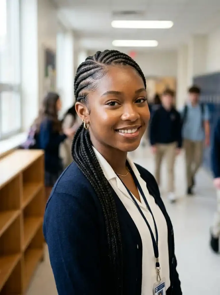 20-Back to School Hairstyle for Black Women