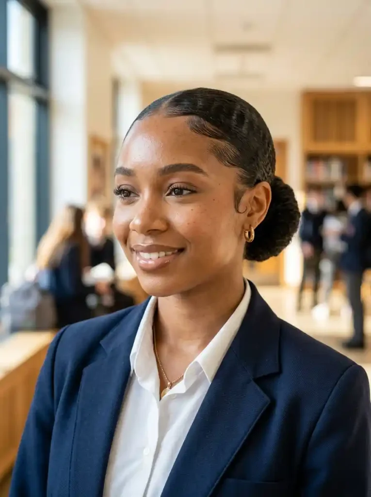 5-Back to School Hairstyle for Black Women