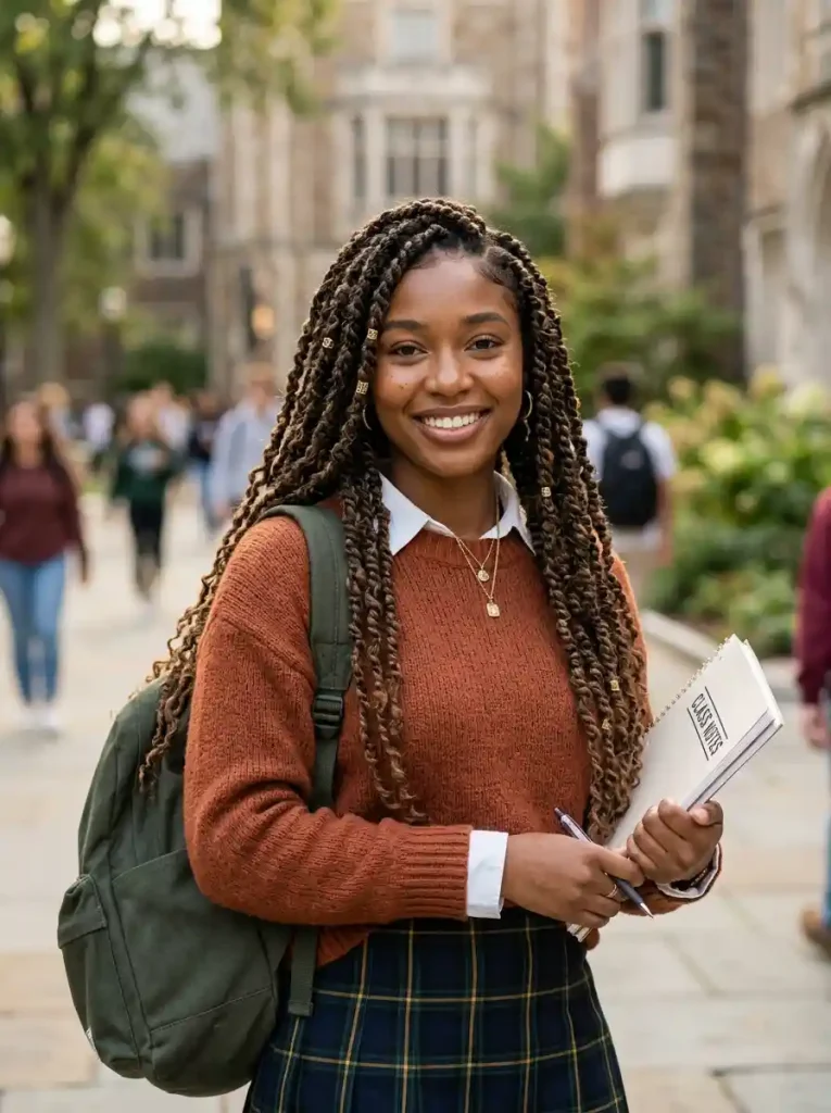 6-Back to School Hairstyle for Black Women