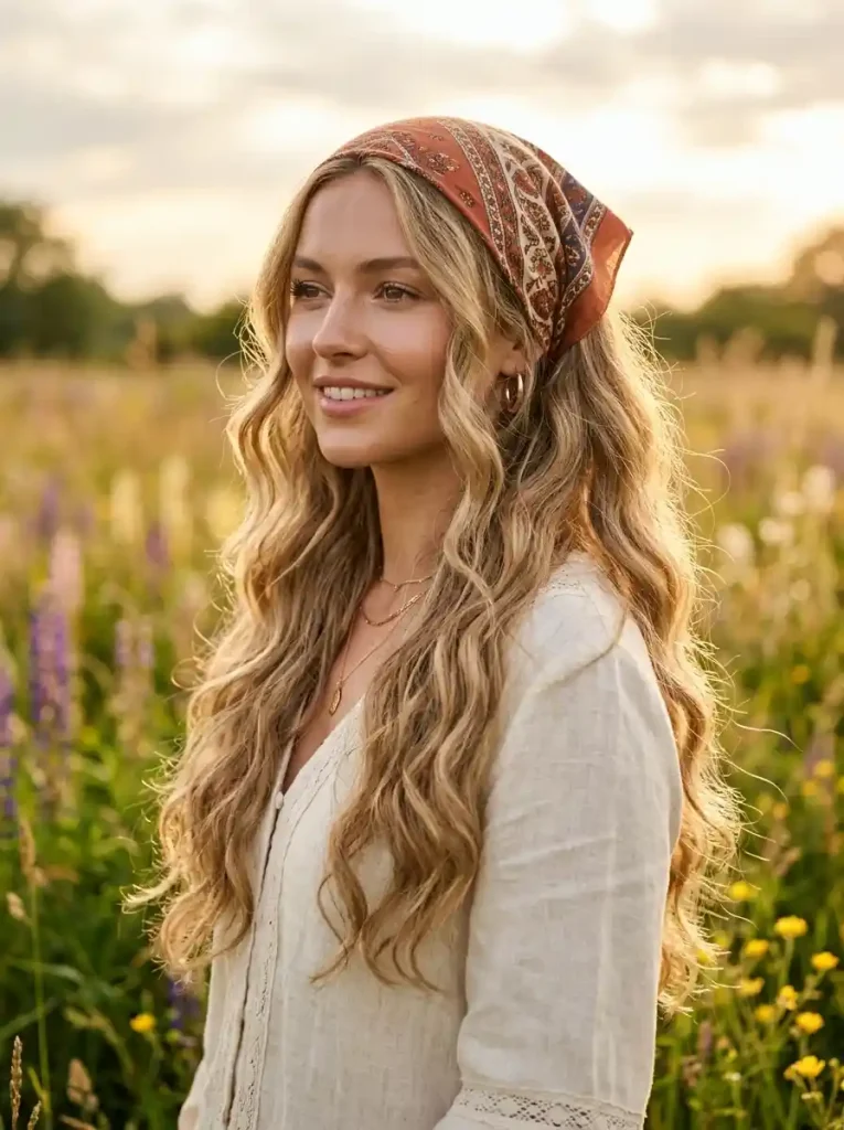 11. Boho Scarf Waves
