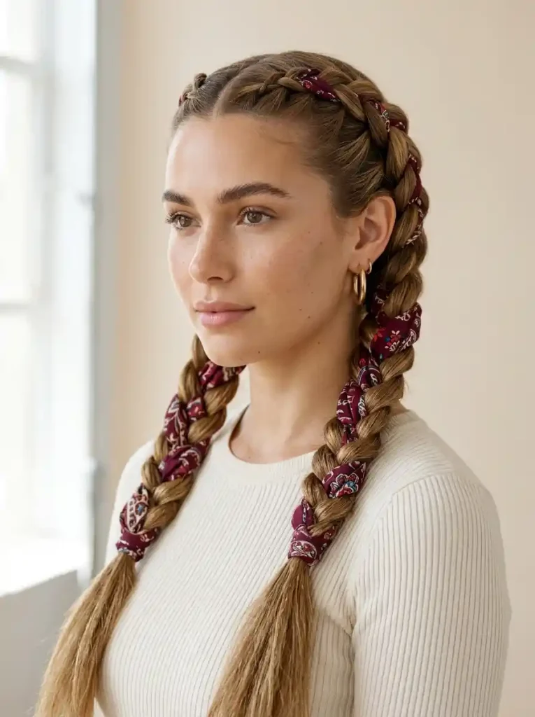 12. Double Dutch Braids