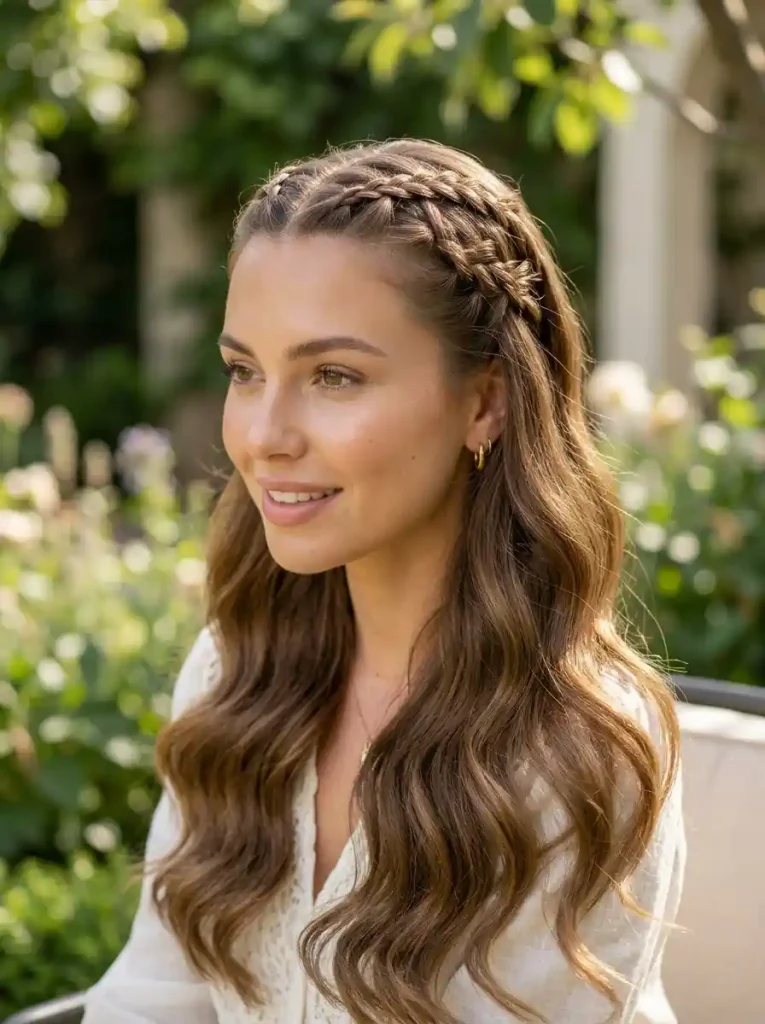 13. Crisscross Accent Plaits