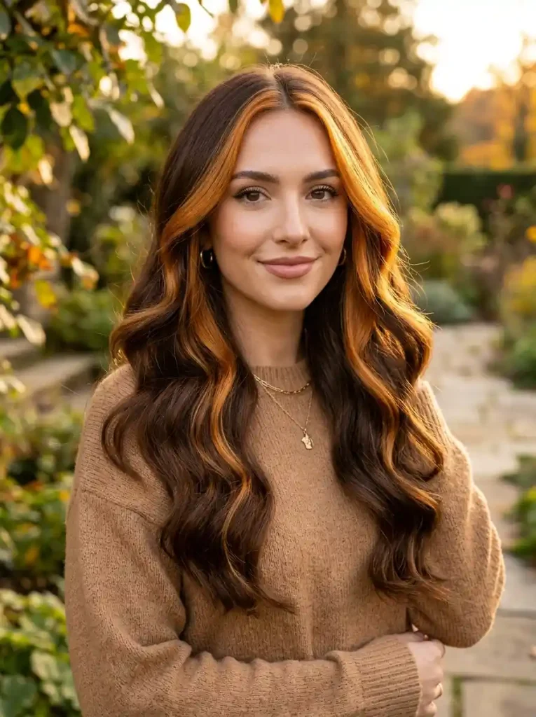 14. Chestnut Brown with Amber Stripe