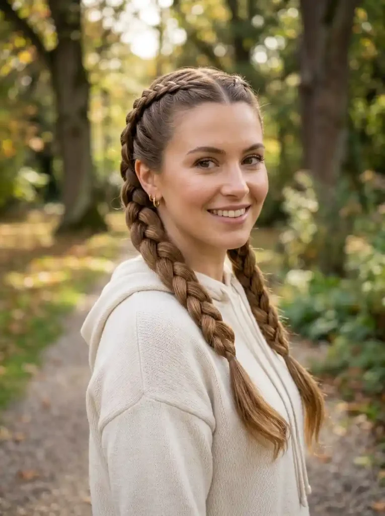 14. Side-Swept Boxer Plaits