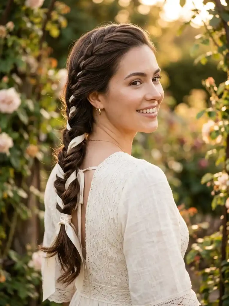 15. Braided Ribbon Weave