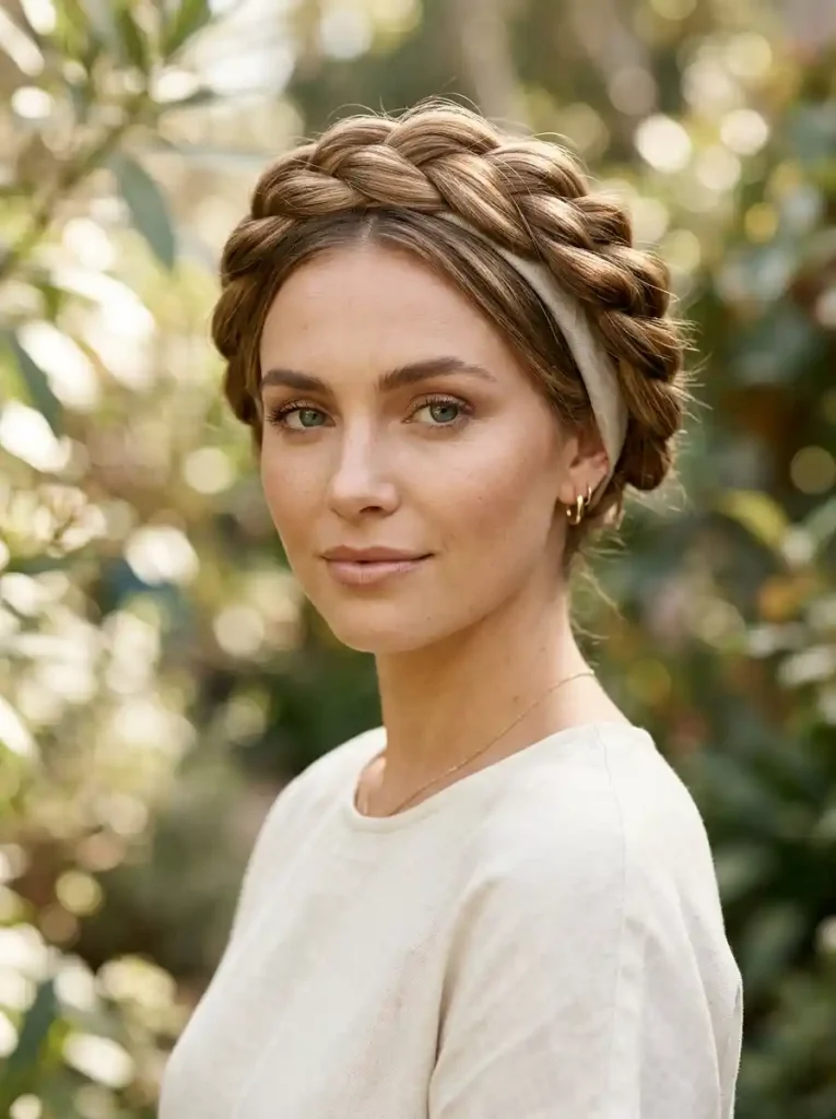 18. Crown Twist with Hidden Bandana