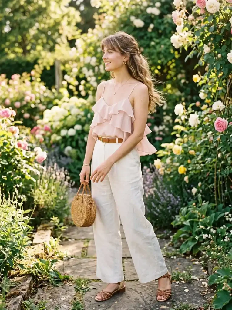 19. Ruffled Camisole