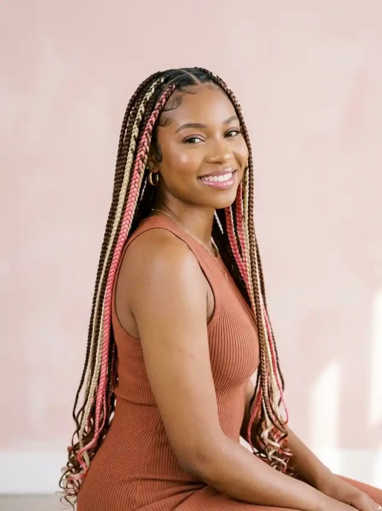 21. Neapolitan Box Braids