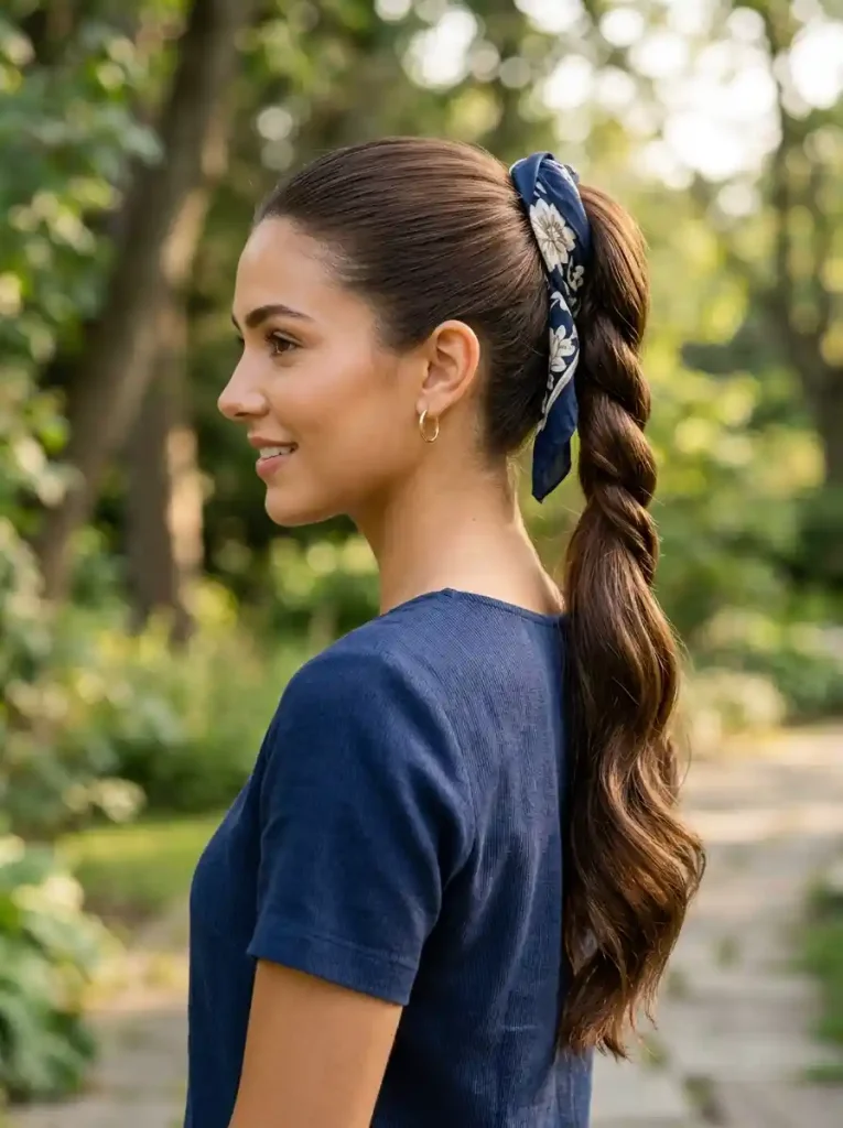 21. Rope Twist Ponytail