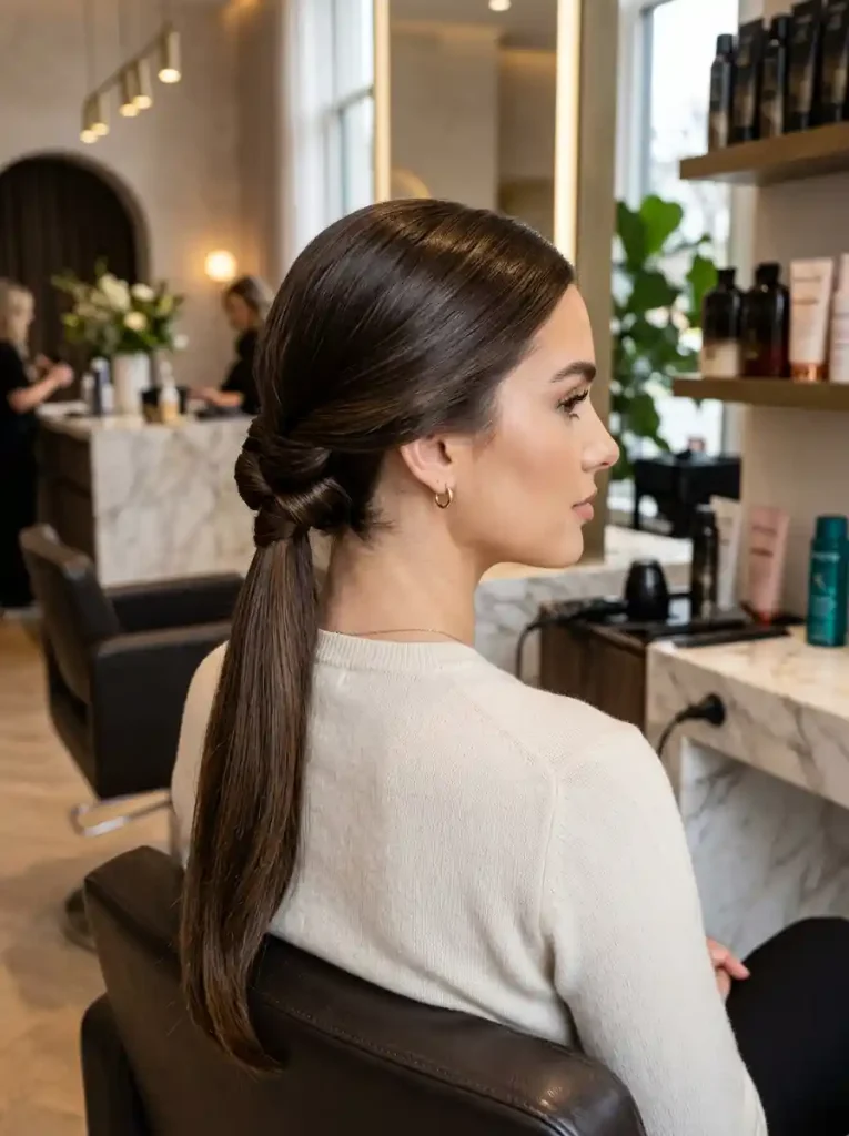 23. Infinity Twist Ponytail