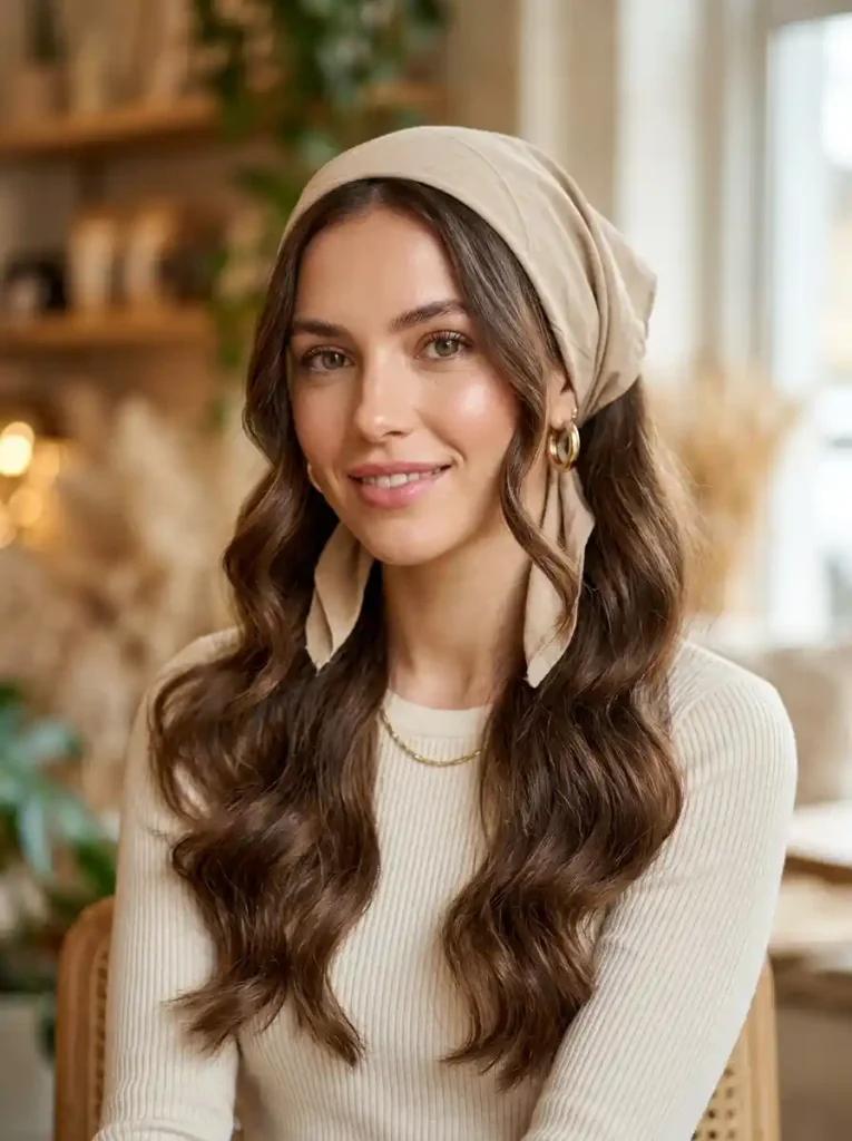 25. Everyday Folded Bandana Head Scarf