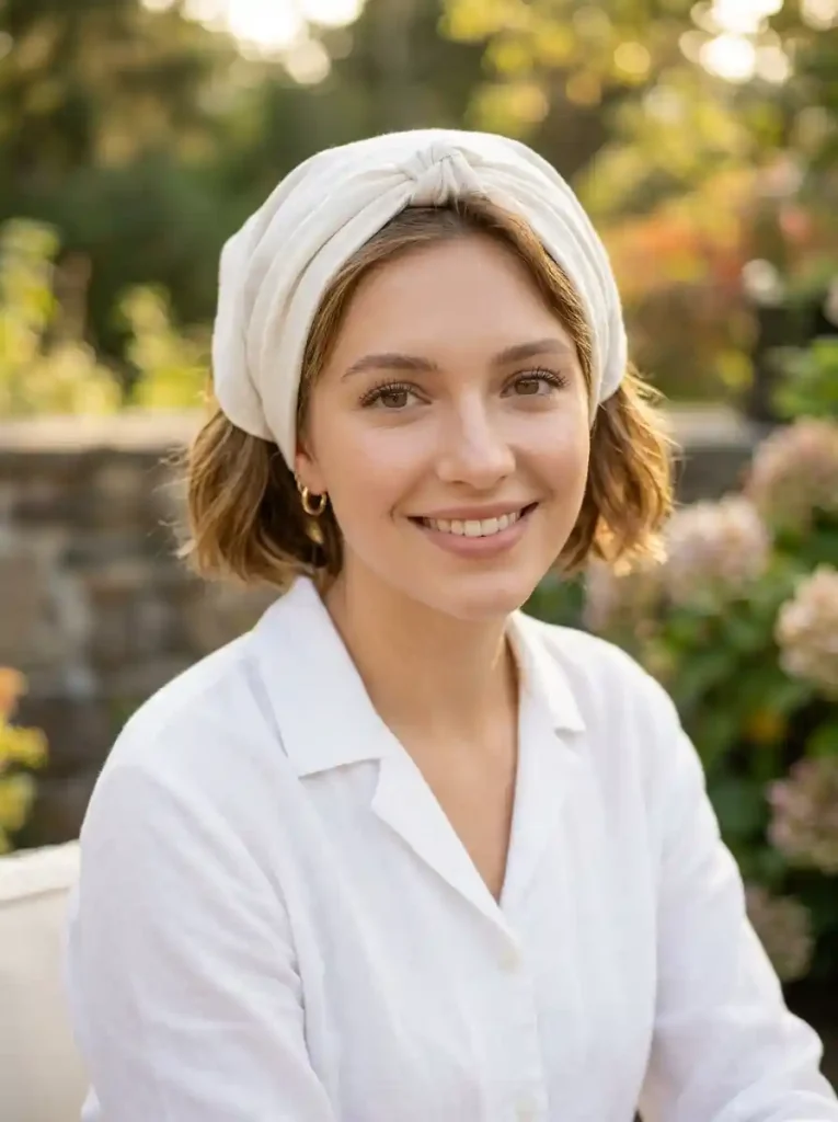 6. Loose Knot Crown Bandana