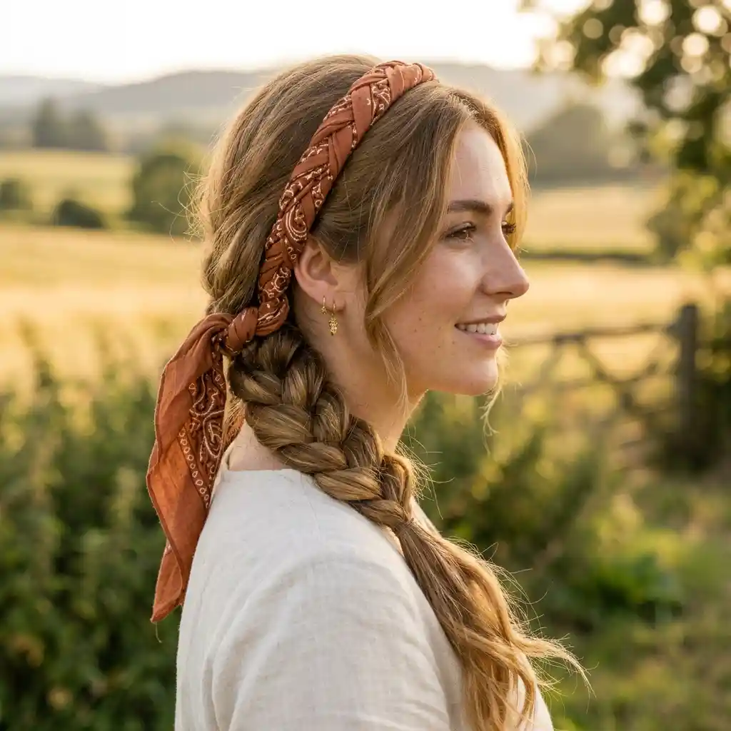 7. Side Braid Wrap