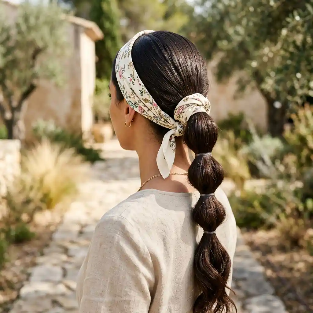 8. Bubble Pony Scarf