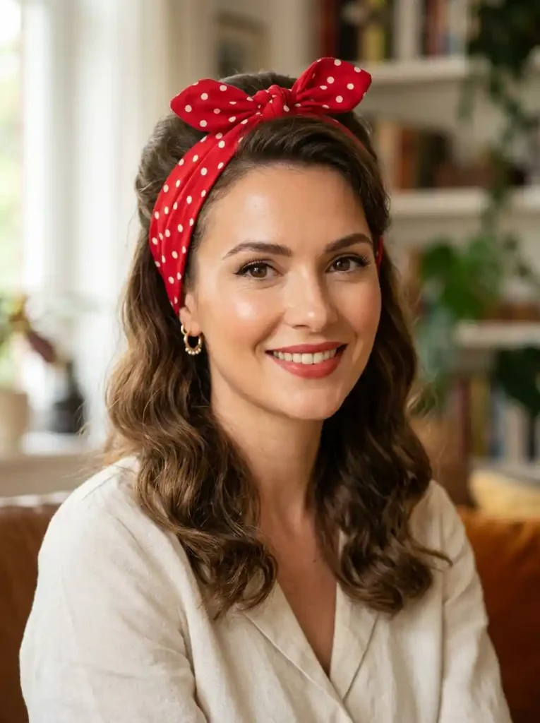 8. Vintage Rosie Head Wrap