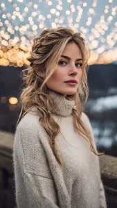 13-Winter Hair Braid Idea