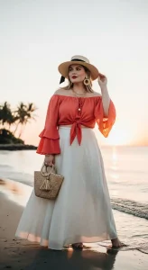 14-Plus Size Vacation Outfits