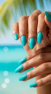 15-Summer Nail Color Ideas for Dark Skin