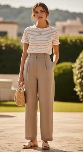 7-Striped T-Shirt Outfits