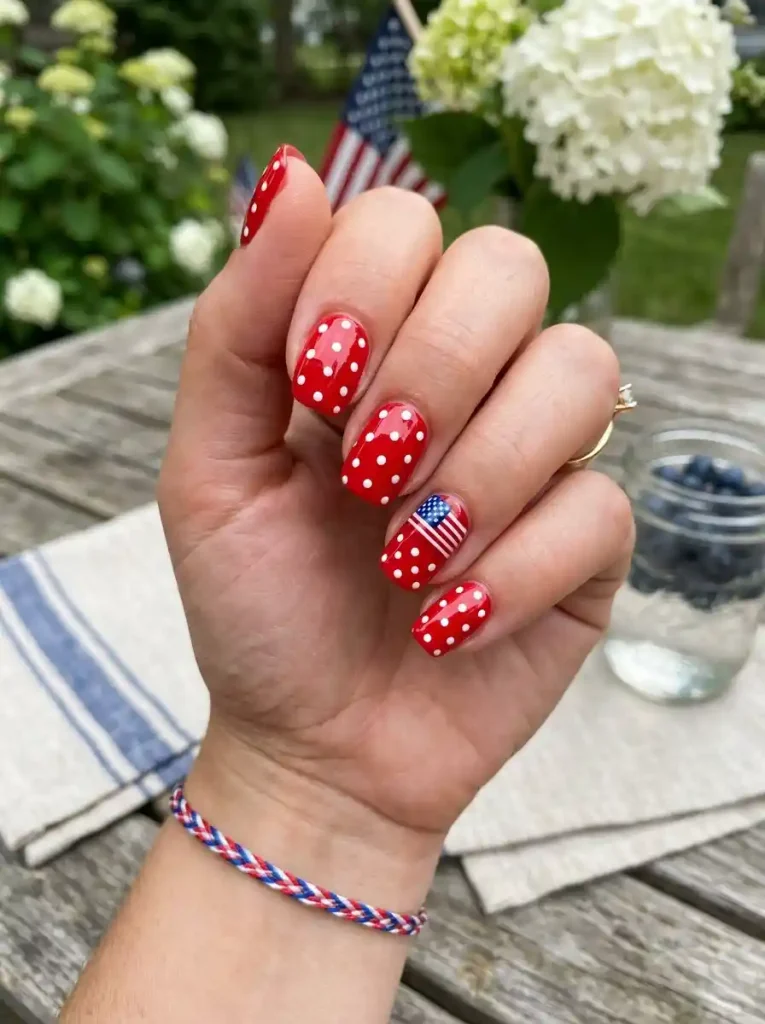 12-Simple 4th of July Nails