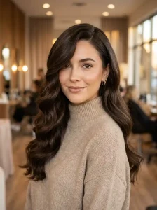 11. Deep Side-Part Wavy Hairstyles