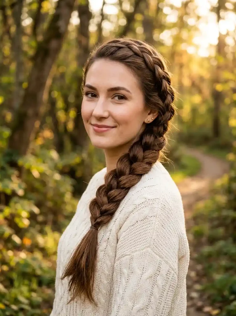 11. Diagonal Dutch Plait hairstyles